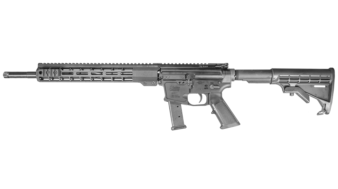 Windham Weaponry 9mm Carbine, Glock magazine, left
