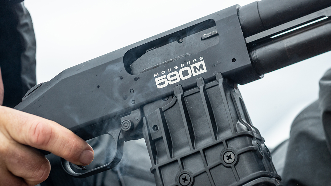 Mossberg 590M Shockwave Shotgun, Athlon Outdoors Rendezvous, logo