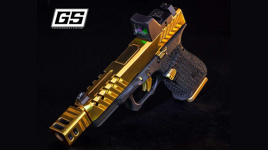 G23 Pistol, GlockStore, gold compensator