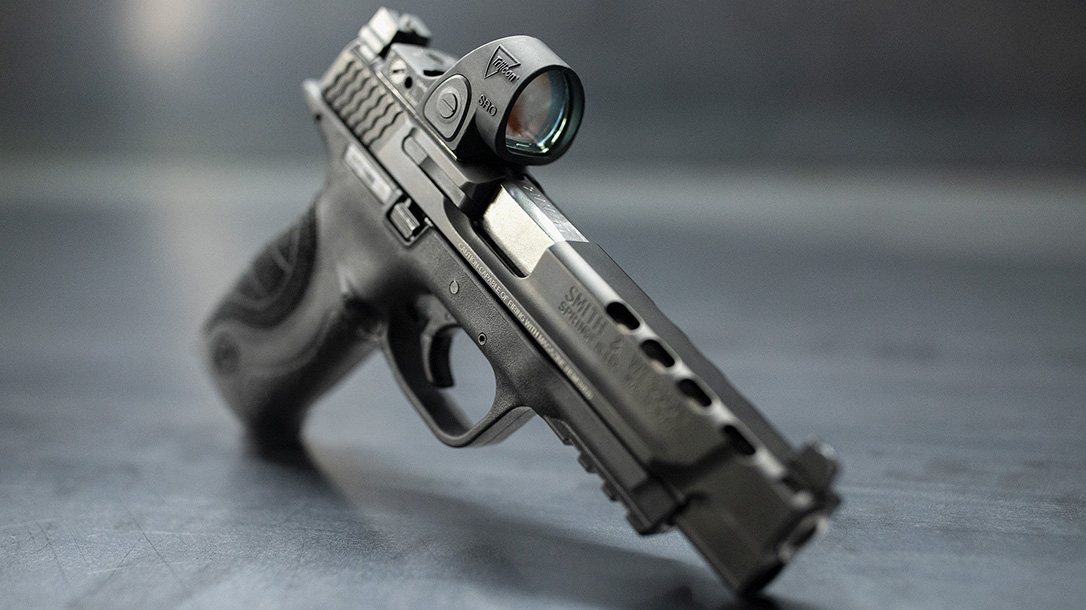 Trijicon SRO red dot optic, handgun