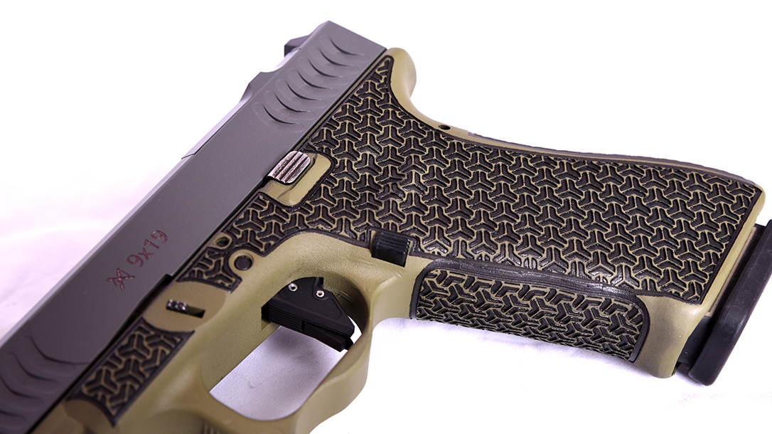 Glock 22 9mm conversion, Glock 22 RTF2 pistol, grip