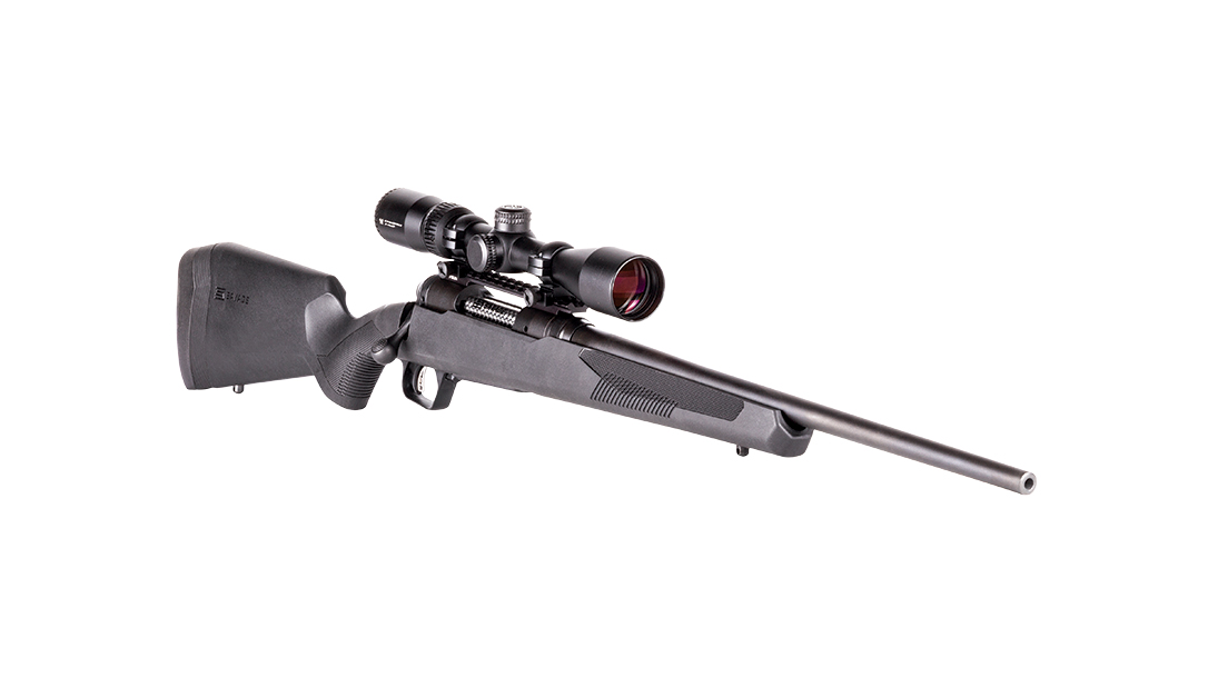 Savage 110 Apex Hunter XP rifle, right