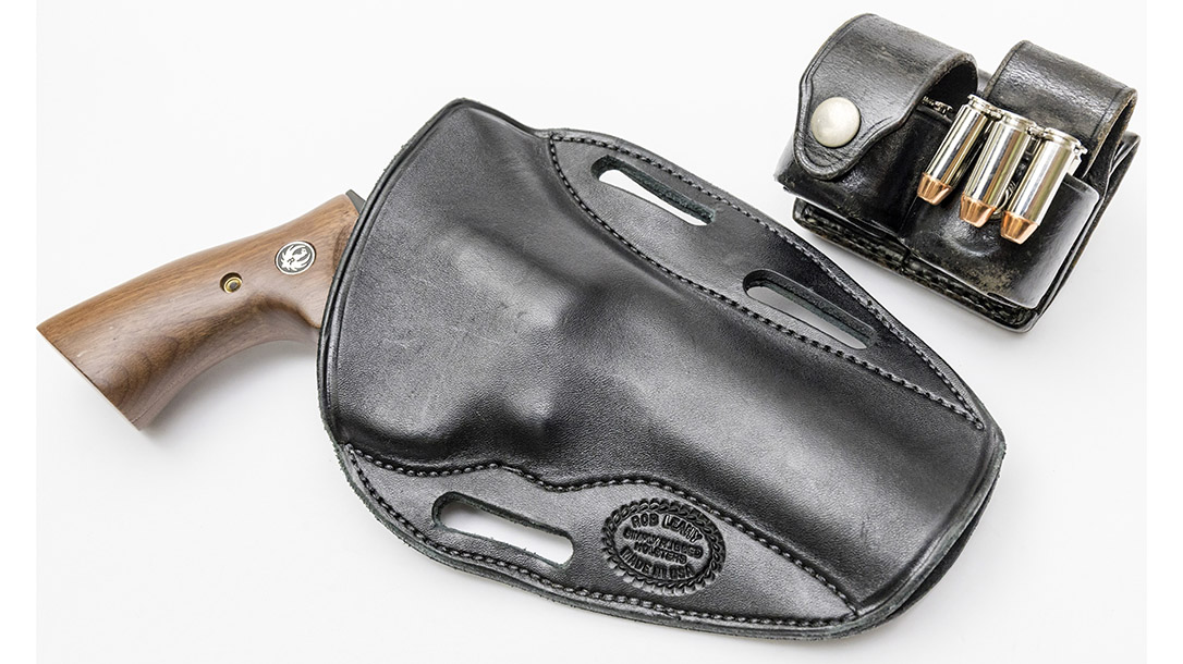 Ruger's GP100 riding in a Simply Rugged Holster