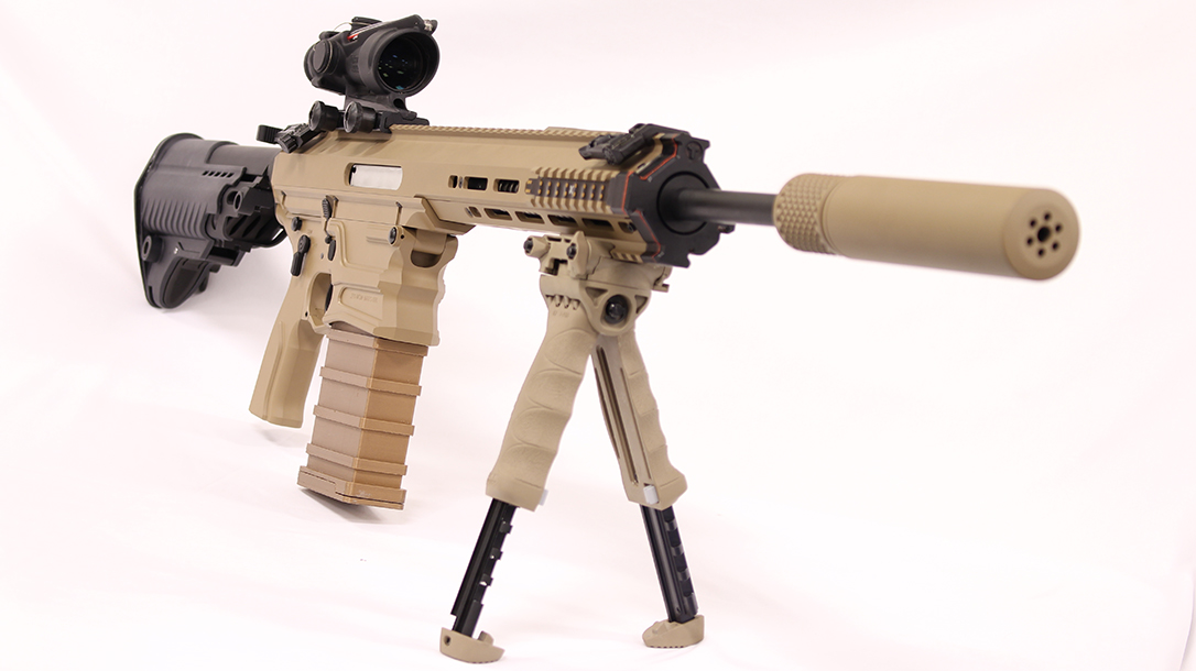 The NGSW light machine gun is chambered in 6.8mm.
