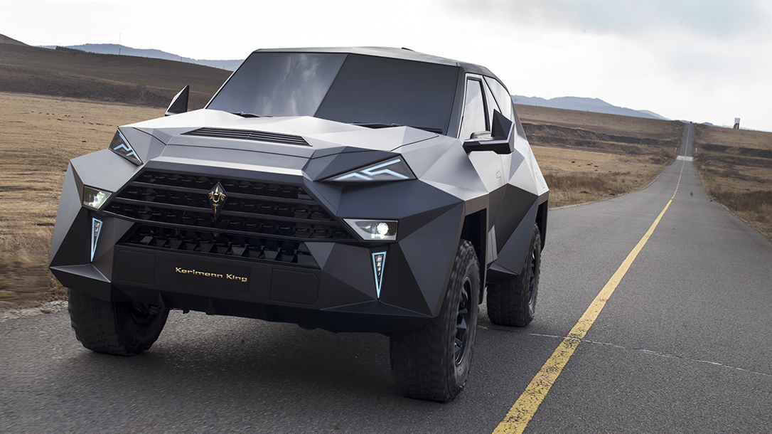 Karlmann King, world's most expensive SUV, road