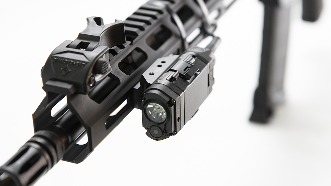The author tested his rifle with laser accessories from Viridian.