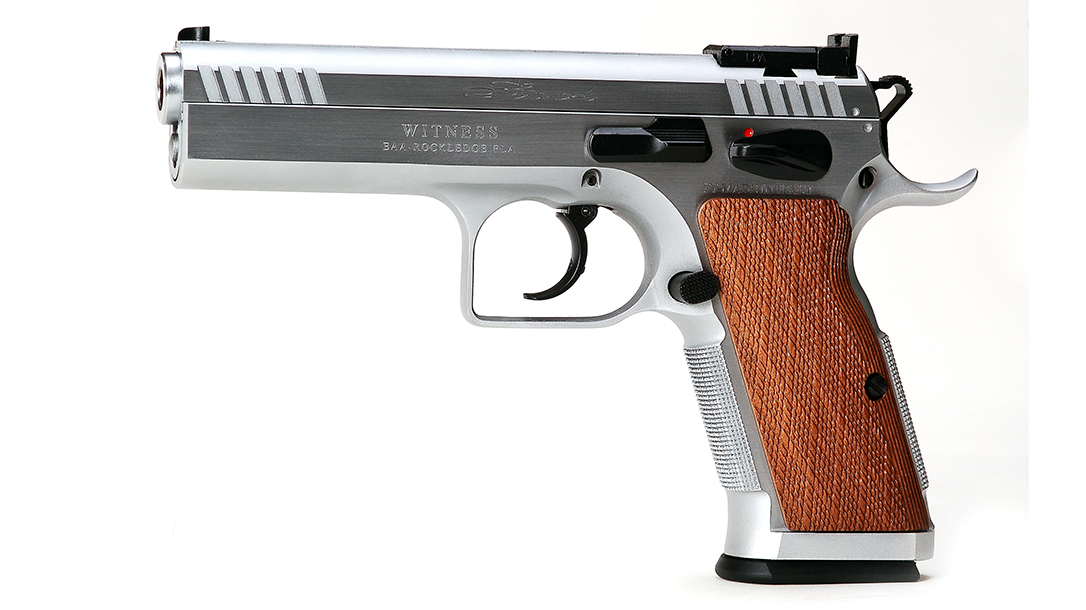 The EAA Witness Elite Stock II exhibited a great single-action trigger.