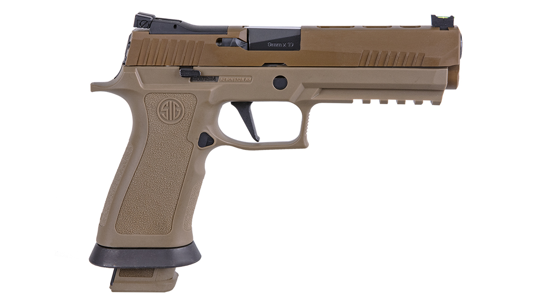 The SIG Sauer P320 XFive tested positive on its grip.