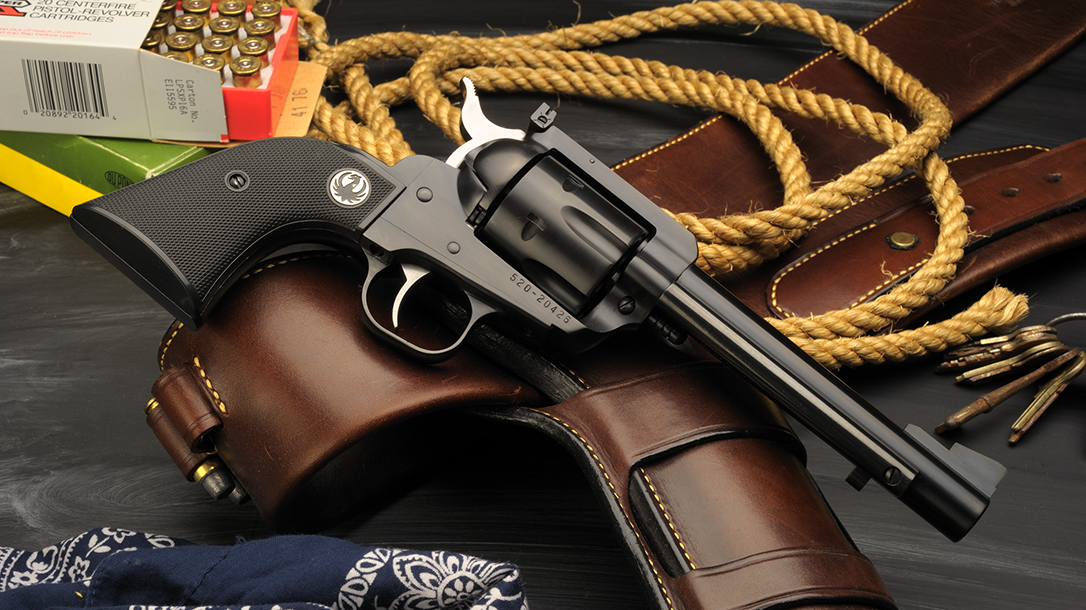 Ruger revolver chambered in 44 Special.