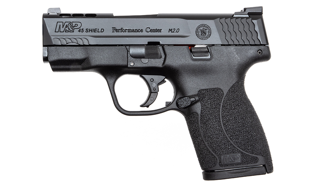 The S&W PC Ported M&P45 Shield M2.0 delivered more capacity and greater recoil mitigation.