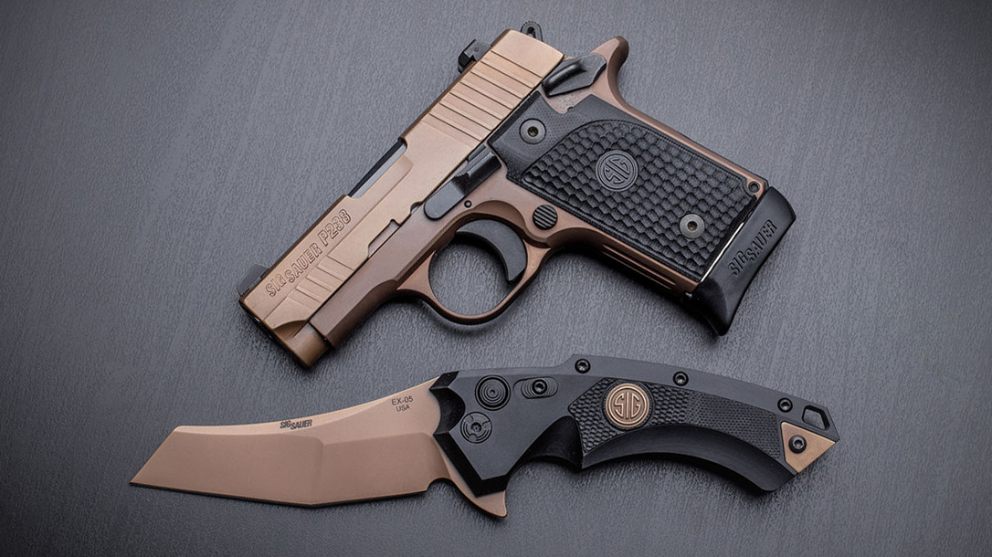 Pair a Hogue SIG knife to a SIG Sauer pistol for a truly unique EDC pairing.