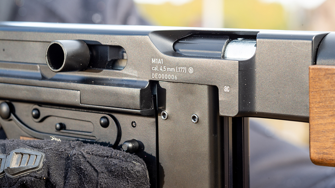 With functioning controls and full-auto fire, the Umarex Legends M1A1 provides loads of fun.