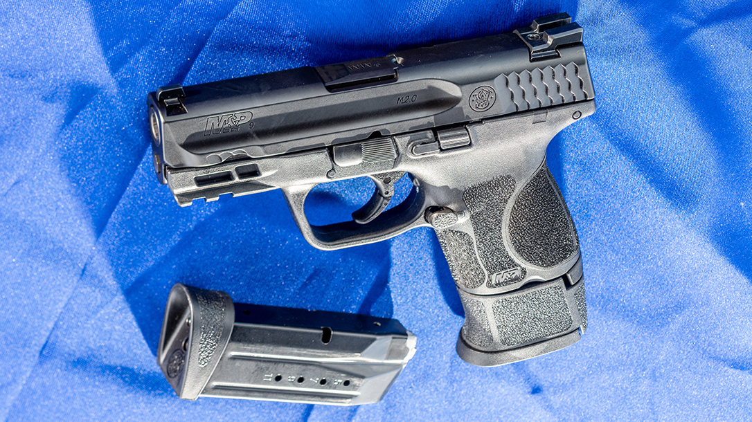 The Smith & Wesson M&P 9 Shield EZ pistol comes both with or without an external safety.