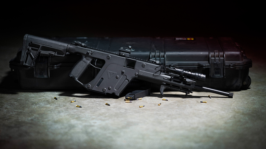 The Kriss Vector 22 LR offers a great training for fun plinking variant.