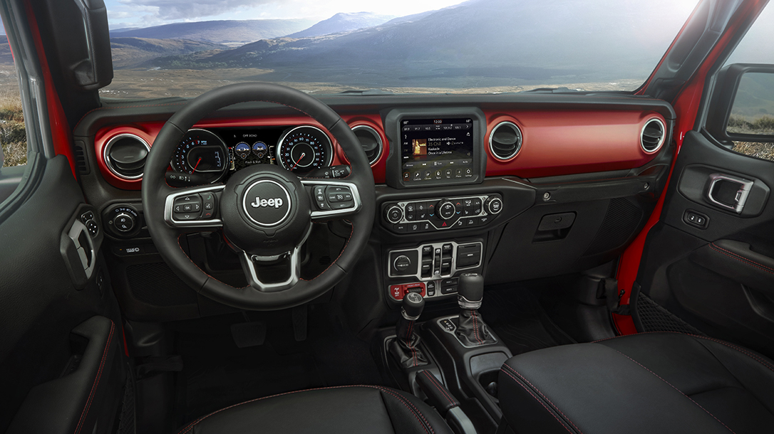 overland, interior, steering wheel