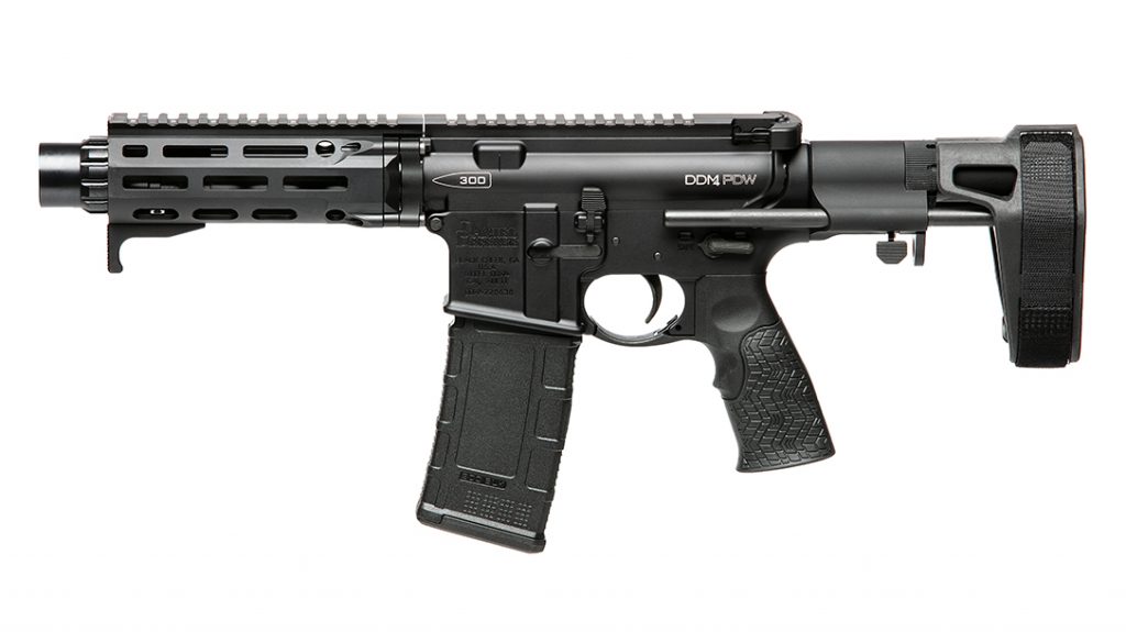 Chambered in .300 BLK, the DDM4 PDW brings plenty of stopping power. 