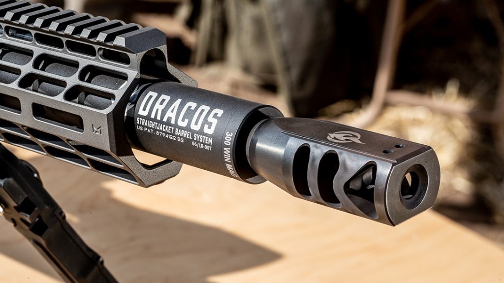An innovative muzzle brake helped tame the .300 WinMag recoil. 