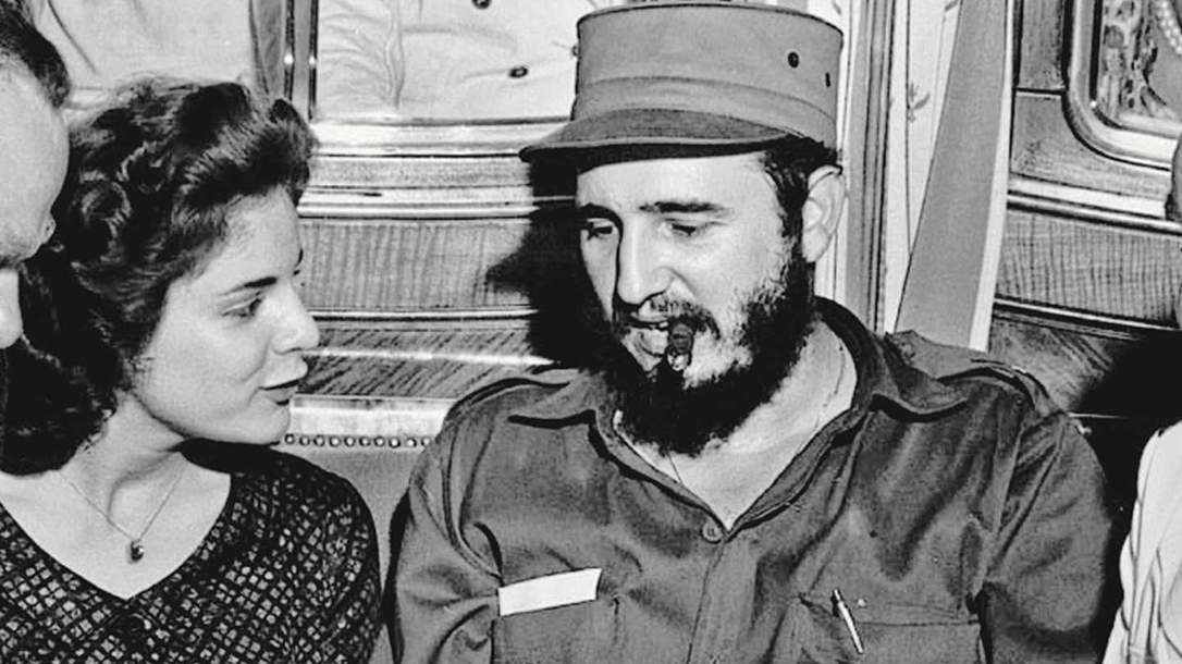 Marita seen here with Fidel Castro.