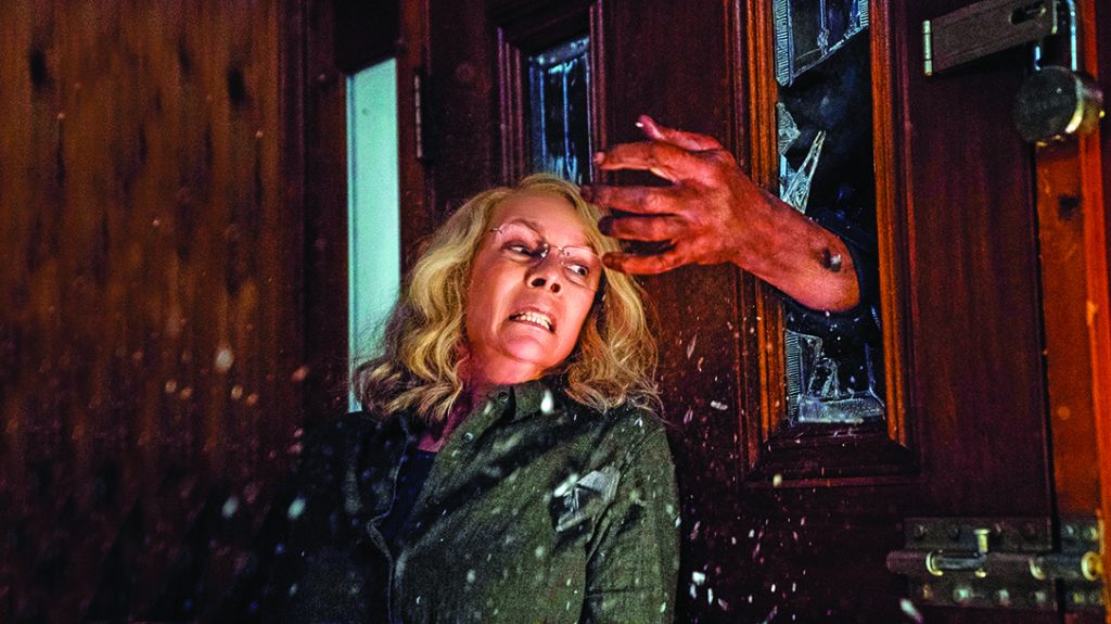 home defense plans, Jamie Lee Curtis took on a serial killer in Halloween.