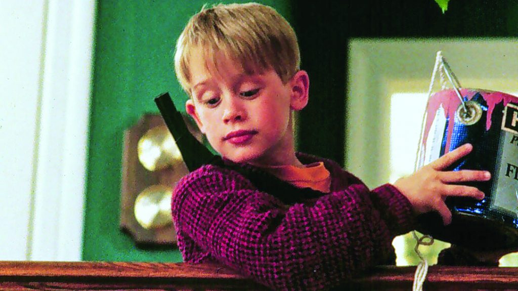 Macaulay Culkin used booby traps like never before in Home Alone.