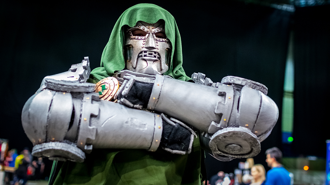 Doctor Doom stands above all who dare oppose him.