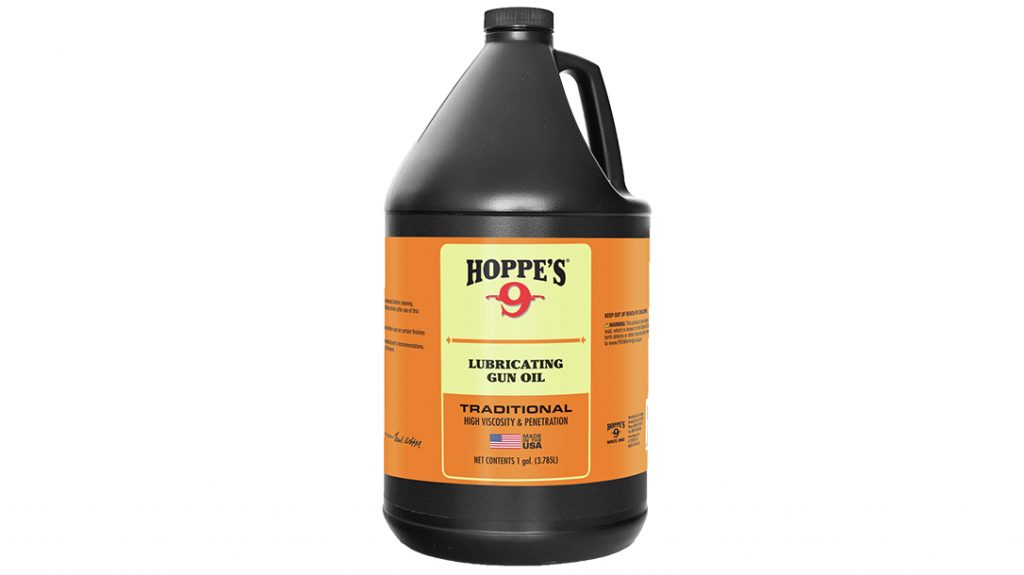 The gallon-size Hoppe's No. 9 works to refill home and field bottles. 