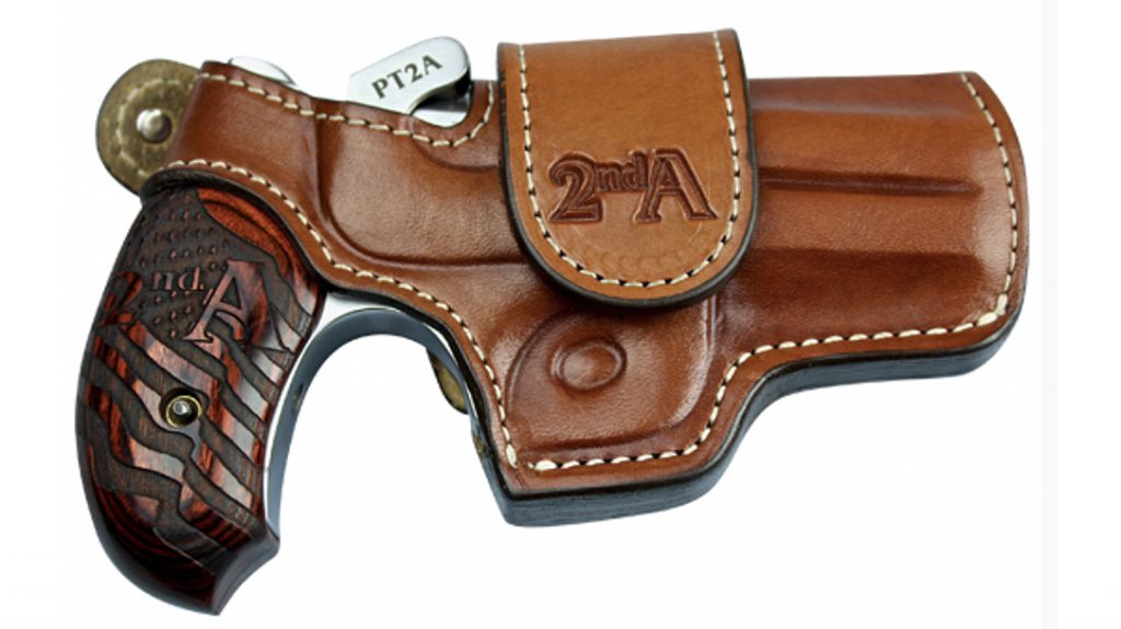 The Bond Arms PT2A even comes with a special 2A-themed holster. 
