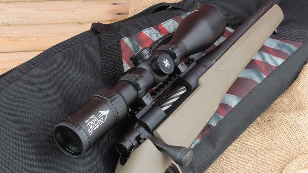 Mossberg Patriot Predator Rifle, Axeon Optics Dog Soldier scope