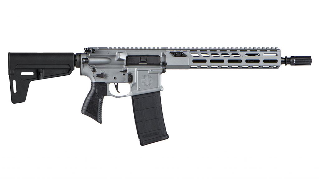 The M400 Switchblade puts rifle-caliber power into a pistol platform. 