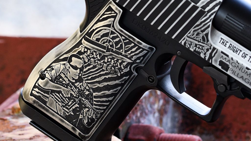 Outlaw Ordnance customized this Deagle from front to back and left to right.