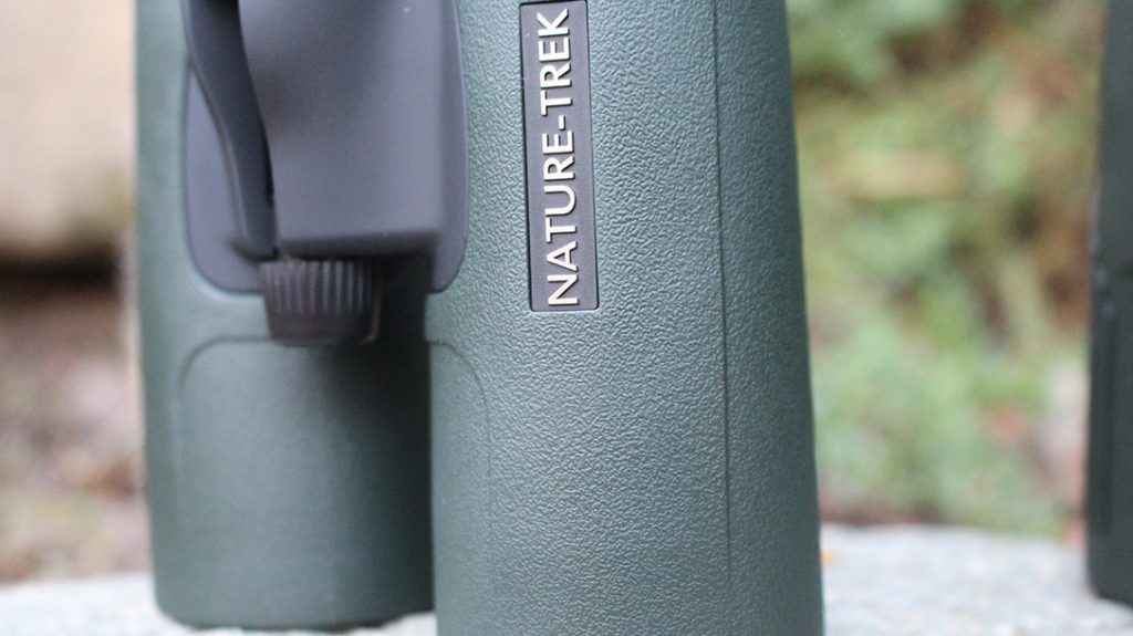 The Hawke Nature-Trek 8X42 binoculars focus knob.