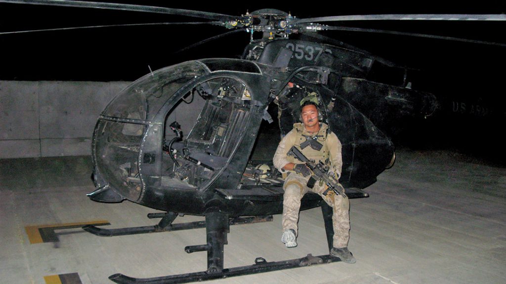Tu during a tour of duty as a Green Beret.