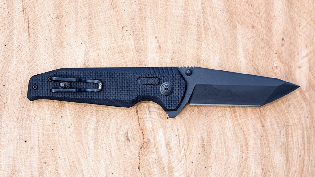 With an extremely strong blade and stealthy appearance, the SOG Vision XR will disappear into your pocket for deep concealment.