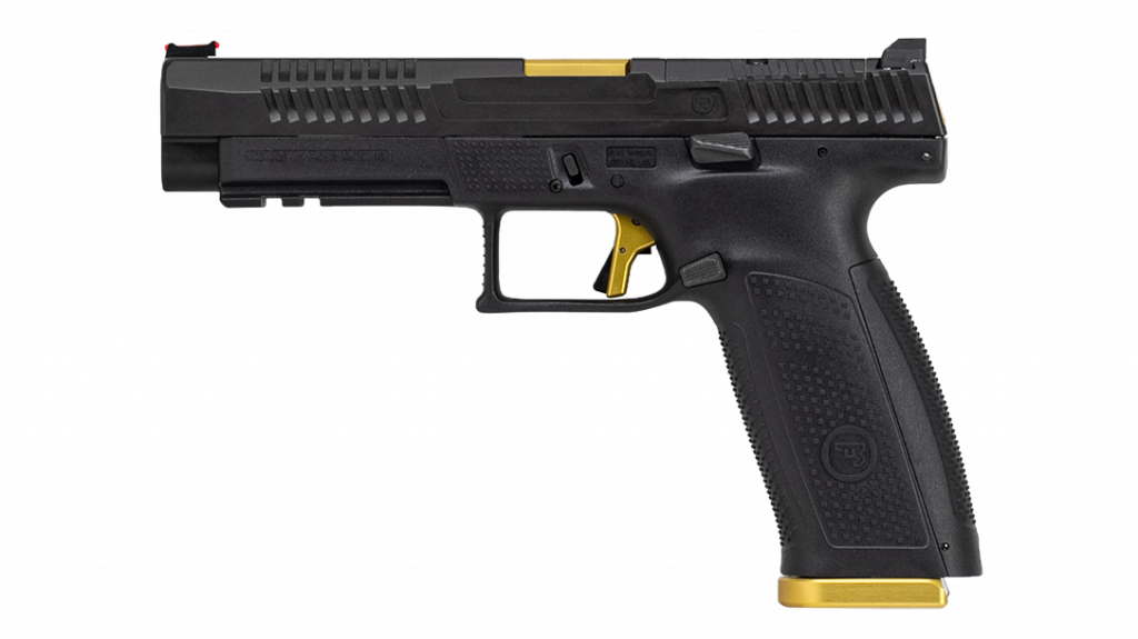 With a 19-round magazine and chambered in 9mm, the P-10 F comes match-ready. 