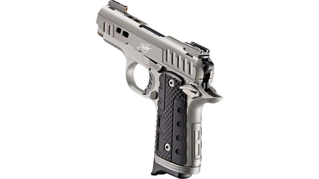 The new Rapide Black Ice’s dramatic slide cuts and two-tone finish give the pistol a distinctive, eye-catching appeal.