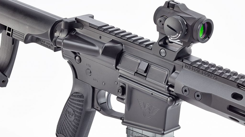 Wilson Combat home defense AR’s stand out because they have forged upper and lower receivers instead of billet-crafted versions.