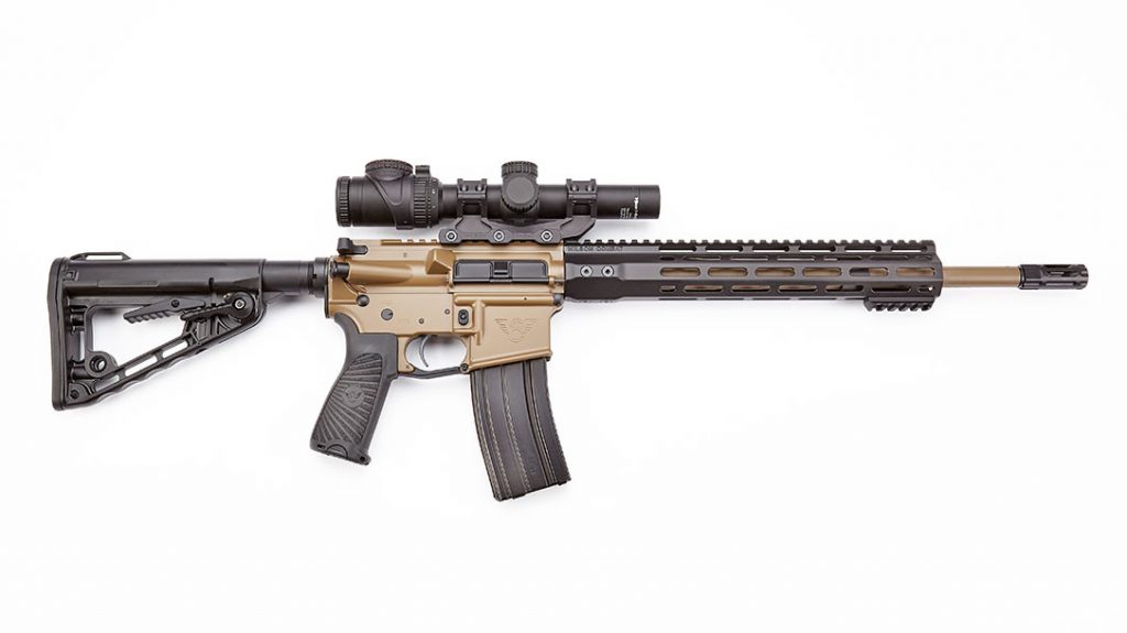 The Wilson Combat defense carbine is chambered in .300 HAM’R.