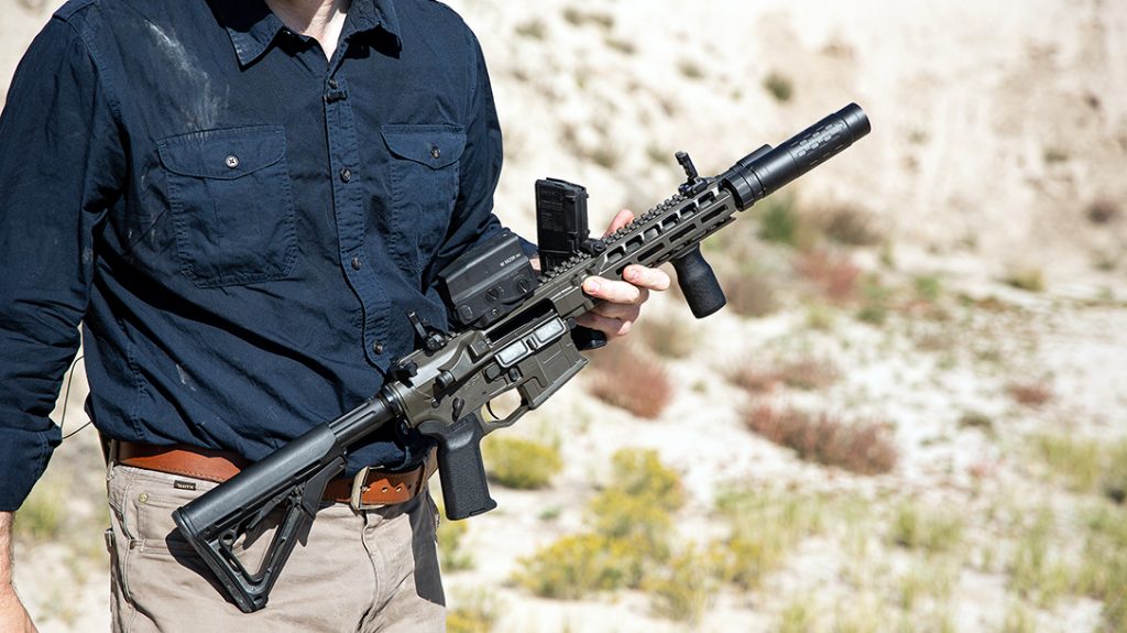 The system enables one suppressor to fit an entire stable of guns, in different configurations. 