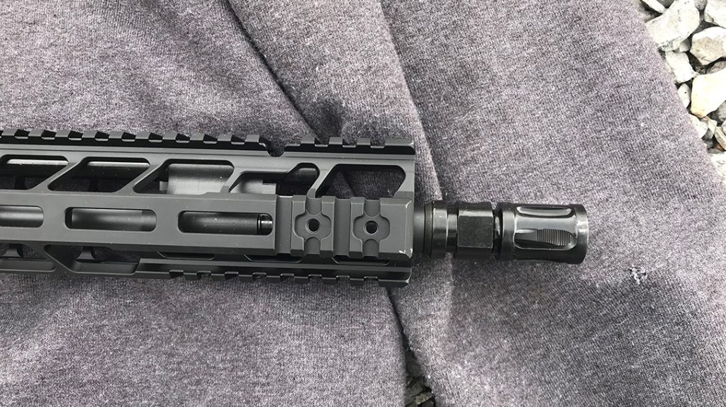 The PWS PicLok forend rail is a combination of the M-LOK and Picatinny attachment methods.