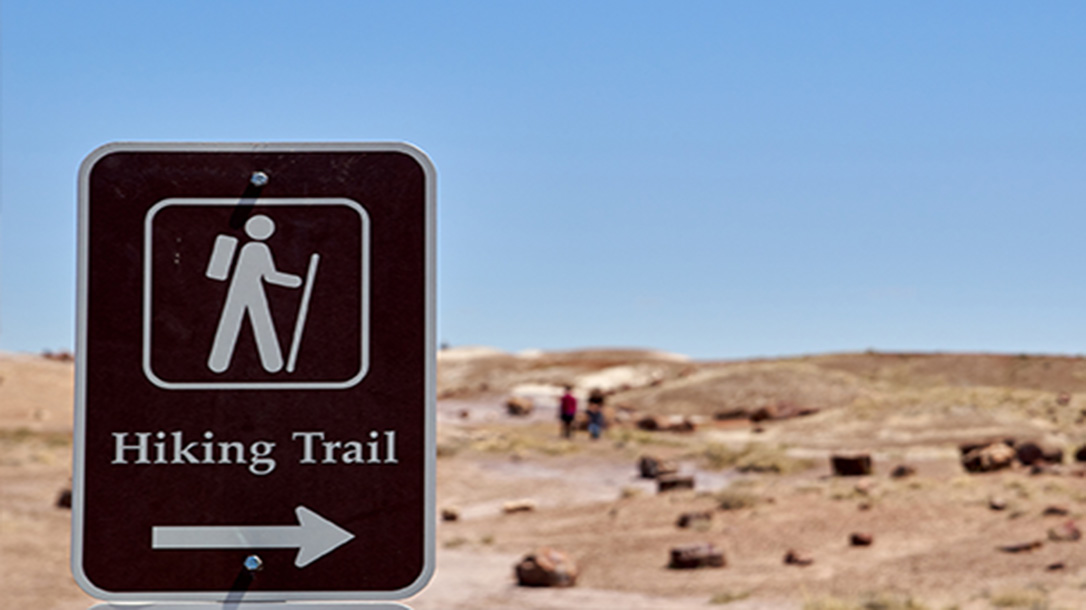 Take all posted hiking trail signs as serious signs of caution and warning.