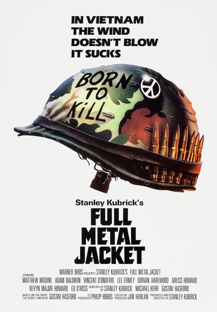 Full Metal Jacket movie poster.