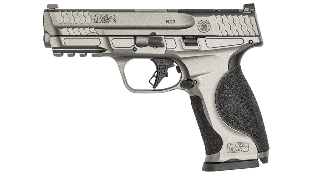 The two-tone M&P M2.0 Metal comes with a Cerakote finish. 