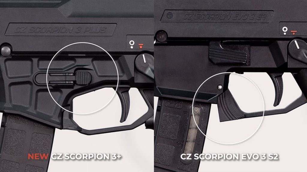 An updated mag release provides a familiar AR feel.