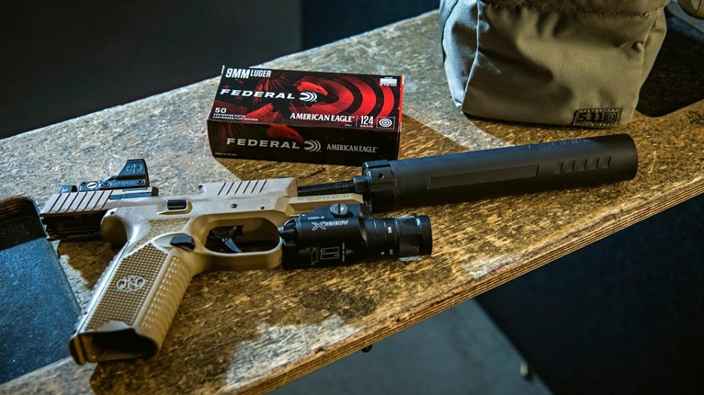 The FN Rush 9Ti pairs with the company's 509 pistol line.