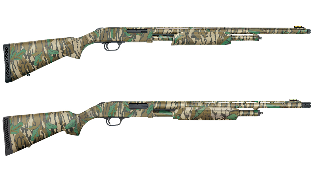 Mossberg optic-ready, pump-action turkey guns on the 500 and 835 lines.
