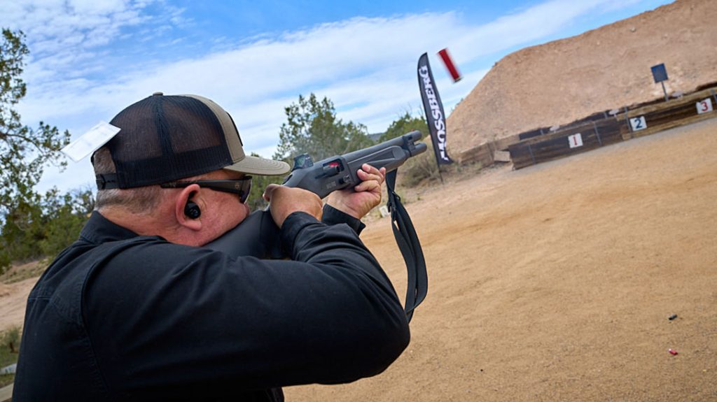 The author had the chance to run the shotgun at a recent Gunsite Academy event.