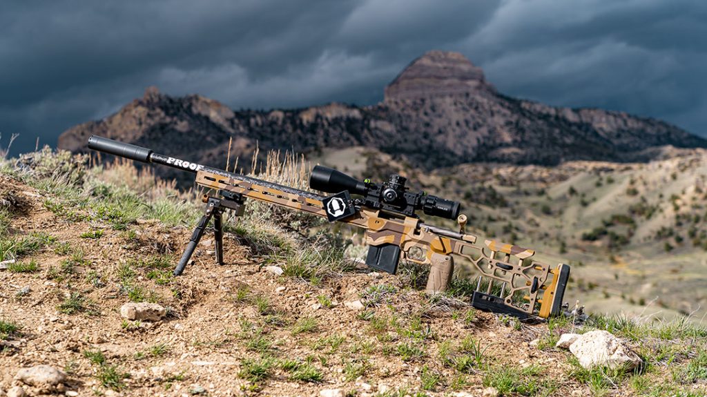 The author’s 6.5 Creedmoor outfitted with a new Proof Research barrel and MDT ACC stock. Solid equipment is important for precision long range shooting.