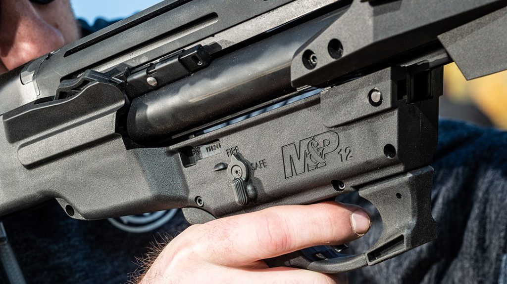 The bullpup uses a nearly identical pistol grip, complete with interchangeable backstraps.