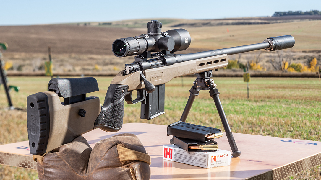The upgraded Mossberg Patriot LR Tactical is built for long-range shooting.