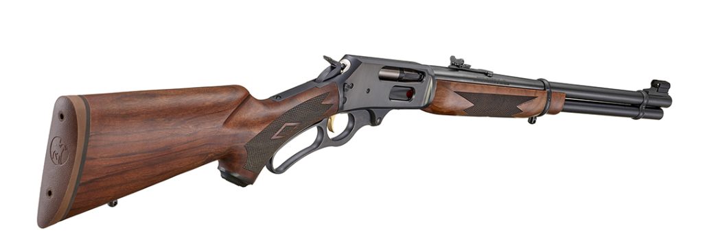 The stock features a rubber recoil pad on the 336 Classic.